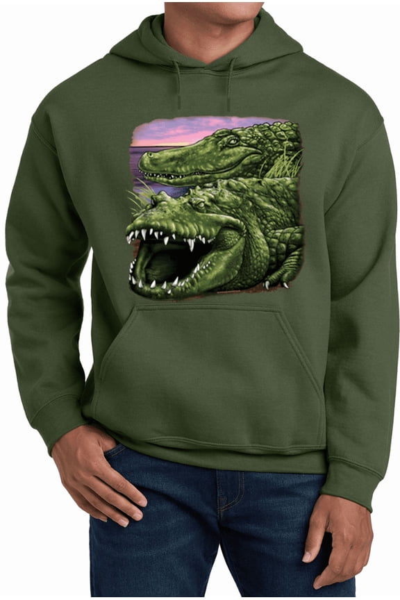 Alligators Florida Wildlife Gator Hoodie Sweatshirt Clothing Accessories Gifts Mens