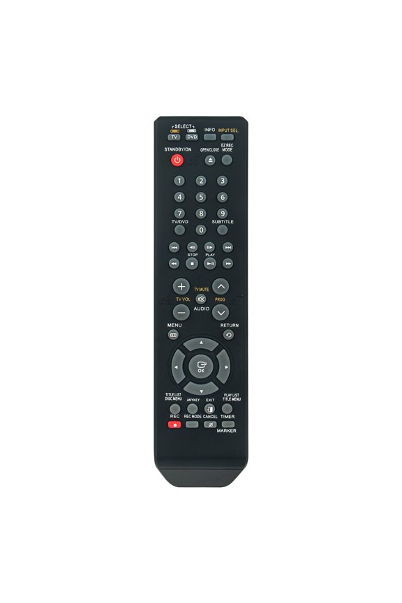 00061A AK59-00061A Replaced Remote Compatible with Samsung DVD Recorder DVD-R120 DVD-R121 DVD-R128 DVD-R129 DVD-R130 DVD-R131 DVD-R150 DVD-R155 DVD-R160 DVD-R128/X DVD-R149X