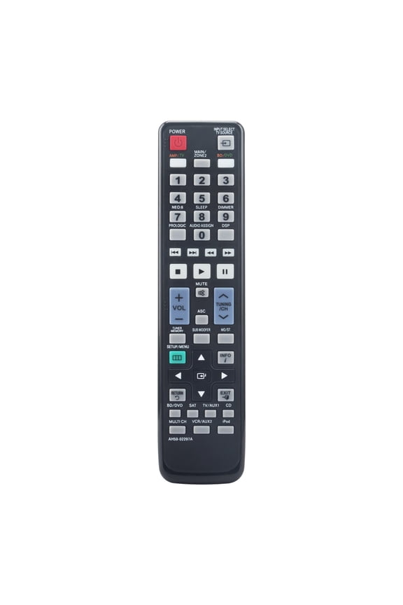 AH59-02297A Replaced Remote Compatible with Samsung DVD Home Theater System BD1200 BD1250 HW-C550 HW-C550S HW-C560 HW-C560S HW-C900 HW-C900/XAA HW-C770BS HTBD1150 HTBD1255