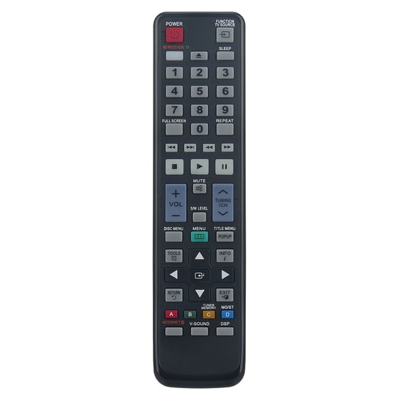 Allimity AH59-02302A Replaced Remote Compatible with Samsung Blu-ray Home Cinema System AH59-02303A HT-C5800 HT-C7200 HT-C7300 HTC5800 HTC7200 HTC7300 HT-C7300/EDC HT-C7300/XEF HT-C7300/XEN