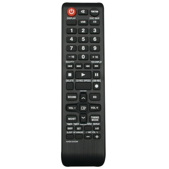 Allimity AH59-02429A Replaced Remote Compatible with Samsung Stereo System MX-E630 MX-E631 MX-E650 MX-E651 MX-E660 MX-E661MX-E630CBMX-E631CBMX-E650CBMX-E651CB