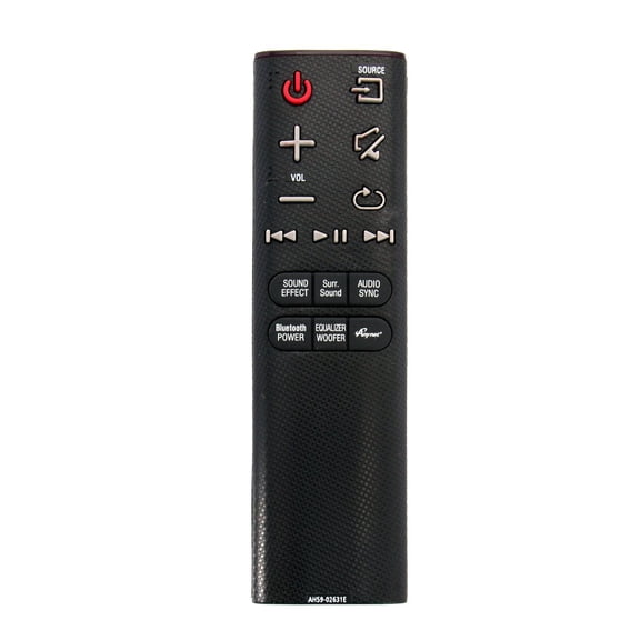 Allimity AH59-02631E Replaced Remote Control Fit for Samsung Soundbar Speaker System AH59-02631A AH59-02631D HW-HM45 HW-HM45C HW-J6000 HW-JM6000 PS-WJ6000 HW-HM45/ZA HW-HM45C/ZA HW-H450 HW-H450/ZA