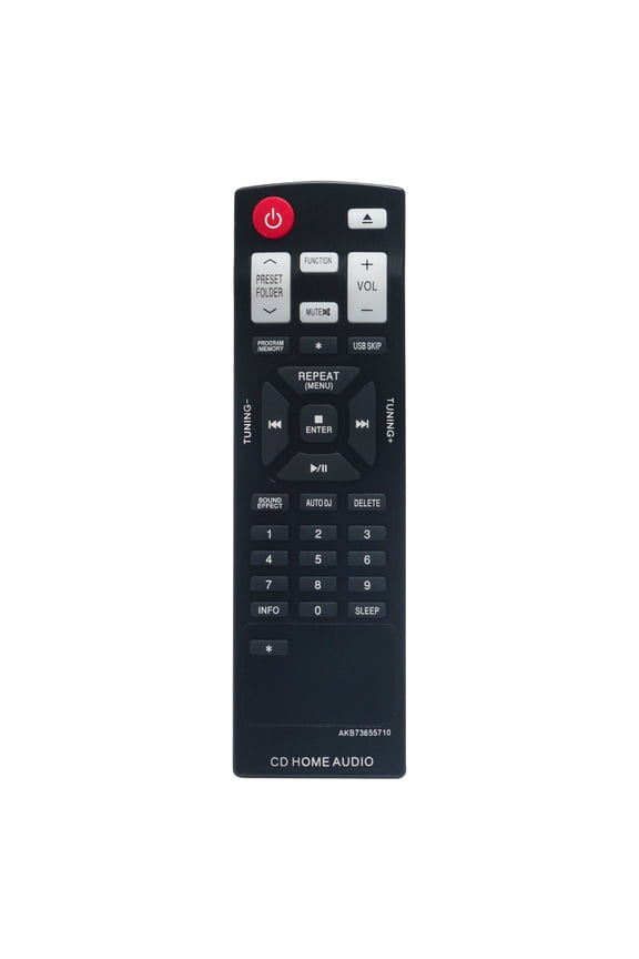 AKB73655710 Replaced Remote Compatible with LG Mini Hi-Fi Stereo System CM4320 CM4330 CM4420 CM4430 CM4520 CM4530 CM4630 CMS4320F CM4330F CM4430F CM4530F CM4630F CM4530W CMS4530F CMS4330F