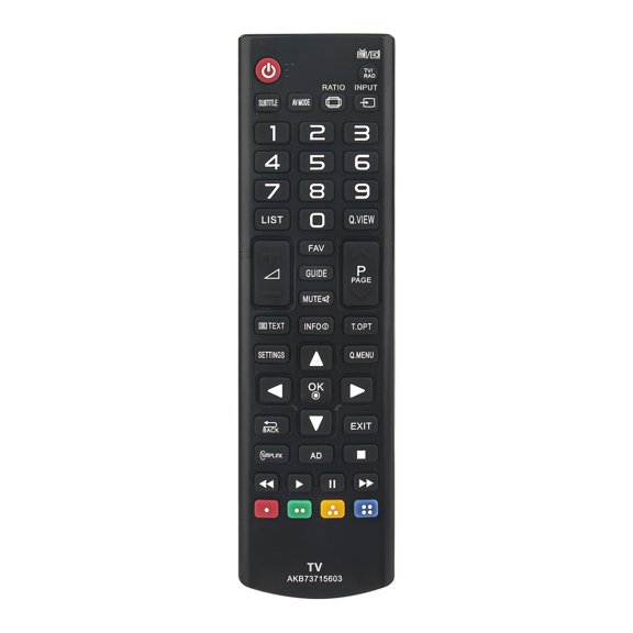 Allimity AKB73715603 Replaced Remote Compatible with LG Plasma TV 32LA613S-ZA 37LN540V-ZA 39LN542V-ZD 42LN5400-ZA 47LN5406-ZA 50LN540U-ZA 32LA613V-ZA 39LN5404-ZA 42LA616V-ZG 47LA613S-ZA 50LN5405-ZA