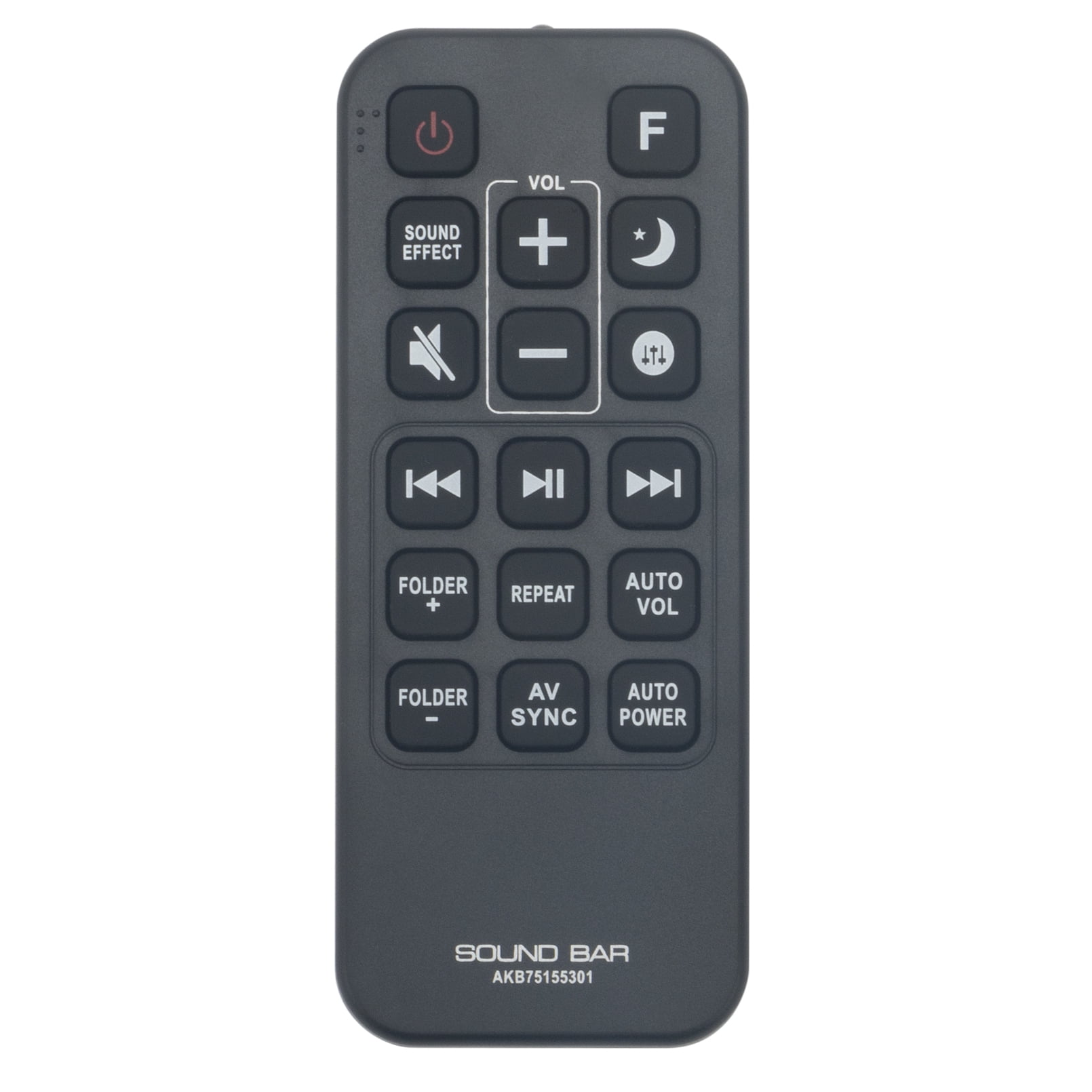 Control LG Barra Aud Sk1 Cov33552433 Cov33552438 Cov33552450 Color Negro | Meses sin interés