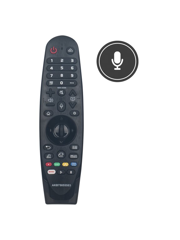 AKB75855503 MR20GA Voice Replaced Remote Compatible with LG Smart TV 43UN6955ZUF 49UN7300PUC 50UN6955ZUF 55UN8050PUD 60UN6951ZUA 65UN8500PUI 70UN7070PUA 75UN8570PUC 82UN8070PUD 86UN8570AUD