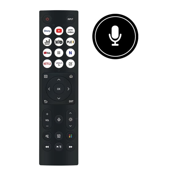 Allimity ERF3E96H Voice Replaced Remote Control Compatible with Hisense LED Smart TV ERF3E96H T336072