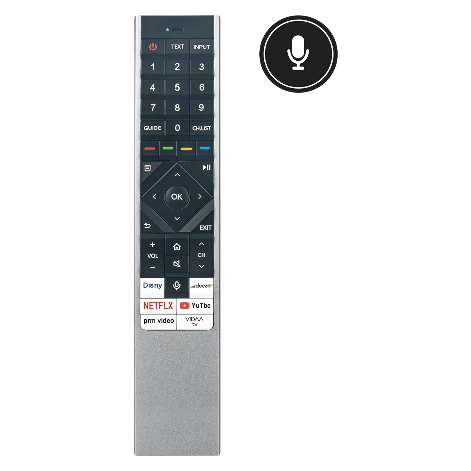 allimity Mando a Distancia Compatible con HISENSE Akai Smart VIDAA