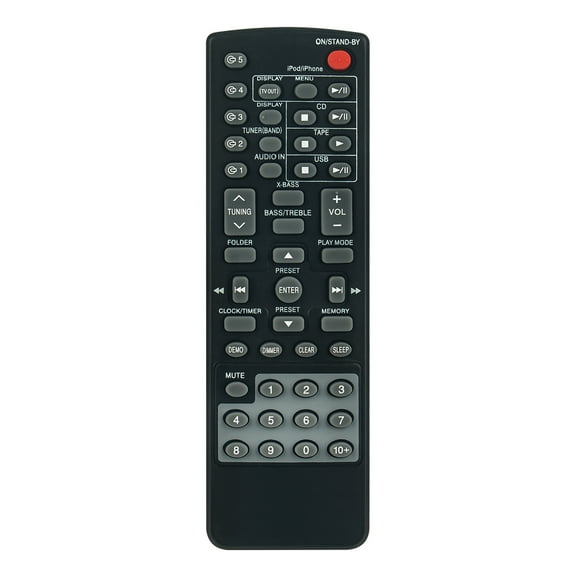 Allimity GA255AWSA RRMCGA255AWSA Replaced Remote Control Compatible with Sharp Stereo System CD Player CD-DH950P CDDH950P CD-DHS1050P CDDHS1050P