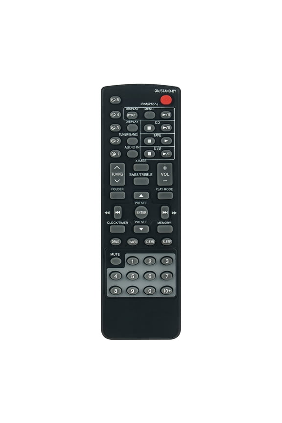 GA255AWSA RRMCGA255AWSA Replaced Remote Control Compatible with Sharp Stereo System CD Player CD-DH950P CDDH950P CD-DHS1050P CDDHS1050P