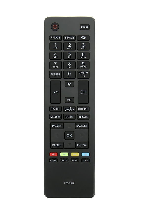 HTR-A18H Replaced Remote Control Compatible with Haier LCD LED TV LE28M600 LE32M600 LE32A650 LE32F600 LE22M600F LE24M600F LE24M660F LE39M600F LE46M600F LE32B7500 LE48B7500 LE50B7500