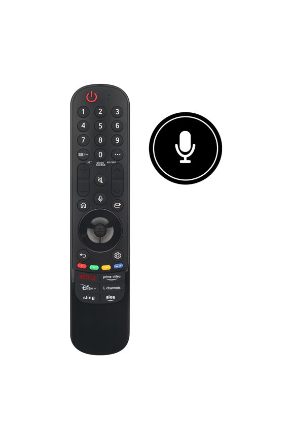 MR24GA AKB76045002 Voice Replaced Remote Control Compatible with LG OLED TV OLED42C4PUA OLED48C4AUA OLED55C4PUA OLED65C4AUA OLED83C4PUA OLED65B4PUA OLED77B4AUA OLED48B4PUA OLED77B4PUA