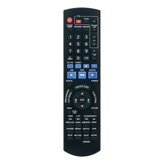 Allimity N2QAYB000113 Replaced Remote Control Compatible with Panasonic Stereo System SC-NC6 SCNC6 SC-NC6EE-K SCNC6EEK