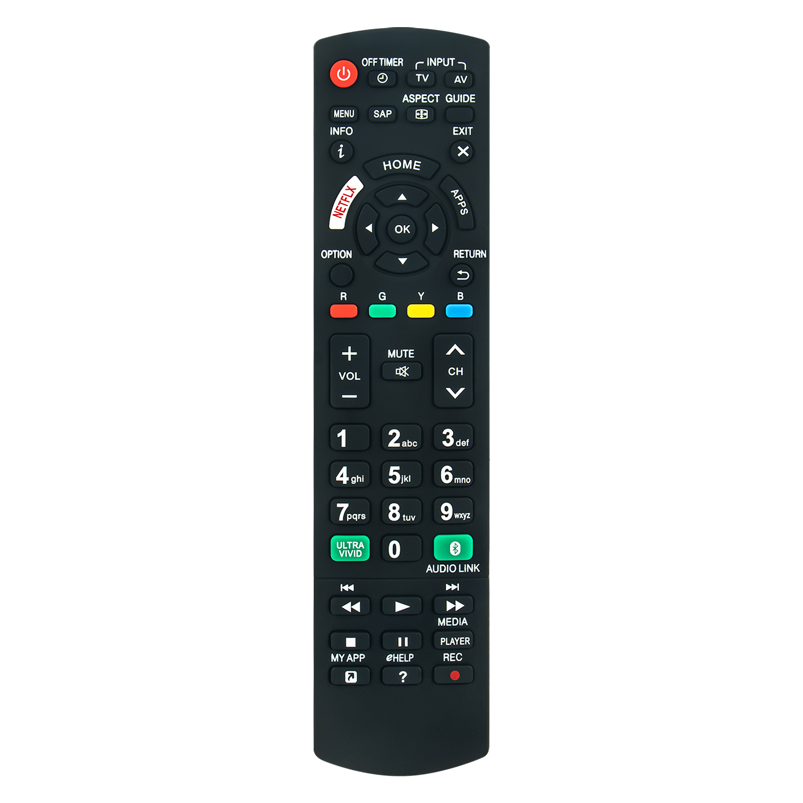 ALLIMITY Telecomando Sostitutivo Per Panasonic Viera - Compatibile Con Modelli TX-24DW404, TX-32DW404, N2QAYB000815