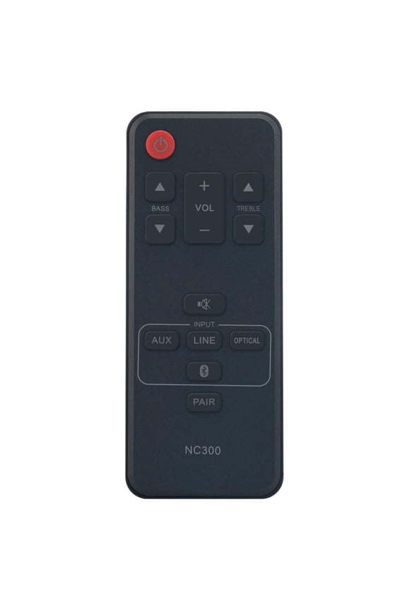 NC300 Replaced Remote Control Compatible with Sanyo Soundbar Speaker System NC300UH FWSB405F FWSB405FA FWSB405FP FWSB405FS