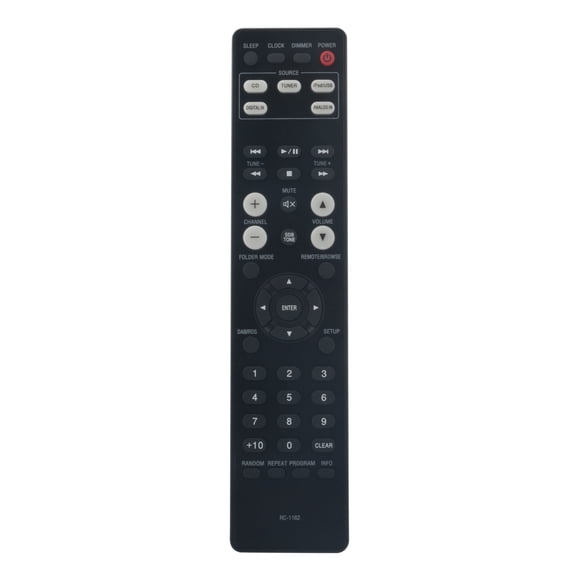 Allimity RC-1162 Replacement Remote fit for Denon CD Receiver RC1162 RCD-M39DAB RCD-M39 RCDM39DAB RCDM39