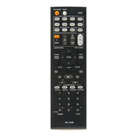 Allimity RC-764M Replaced Remote Control Compatible with Onkyo AV Receiver TX-SR508 TX-SR578 HT-R580 HT-R680 HT-R980 HT-S5300 HT-S6300 HT-S7300