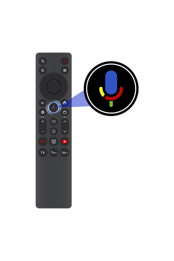 RC813A Voice Replaced Remote Control Compatible with TCL QLED 4K Smart QD-Mini LED TV 65-Inch 85-Inch QM6K Series 65QM6K 85QM6K