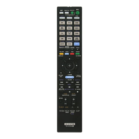 Allimity RM-AAP080 Replaced Remote Compatible with Audio Receiver System RM-AAP078 STR-DA1800ES STRDA1800ES