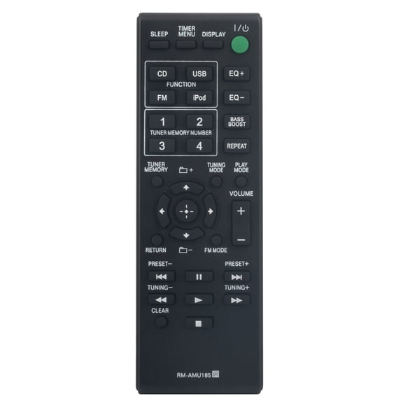 Allimity RM-AMU185 Replacement Remote fit for Audio System MHC-EC619IP HCD-EC619IP SS-ECL5 MHCEC619IP HCDEC619IP SSECL5
