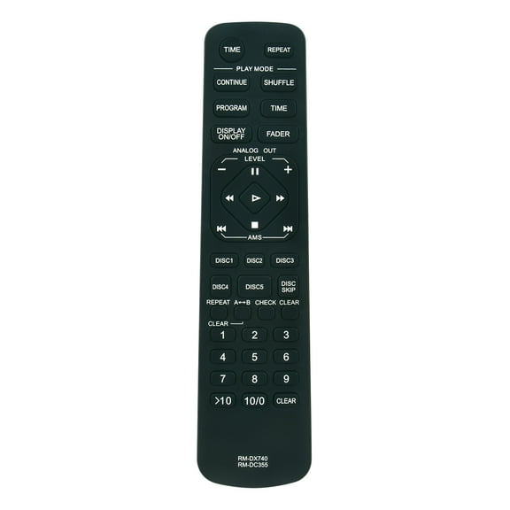 Allimity RM-DX740 RM-DC355 Replaced Remote Control Compatible with CD Changer Player CDP-CE245 CDP-XE270 CDP-CE275 CDP-CE345 CDP-XE370 CDP-CE375 CDP-XE510 CDP-XE520 CDP-XE570 CDP-XB740 CDP-C5CS
