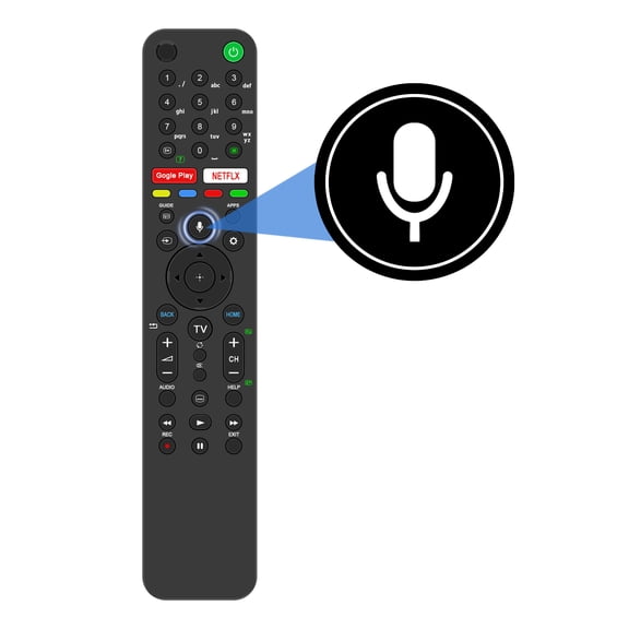 Allimity RMF-TX500E Voice Replaced Remote Control Compatible with 4K HD TV KD-43XH9196 KD-49X8000H KD-55X7500H KD-65XH9299 KD-75XG9505 KD-85XG9505