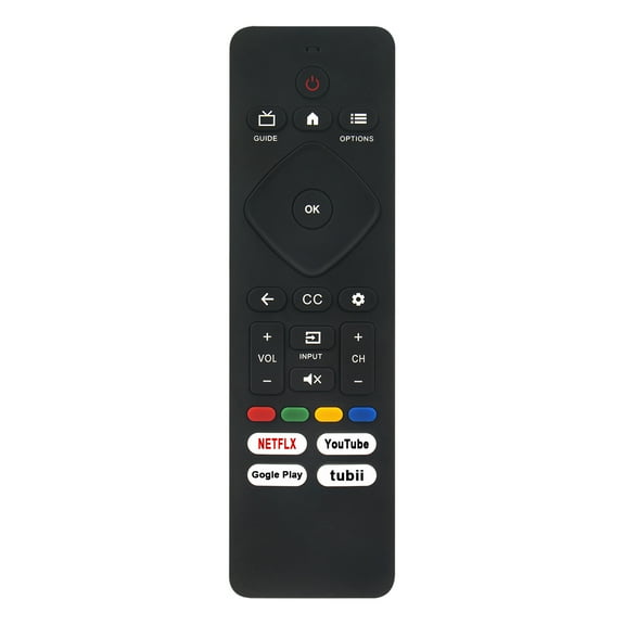 Allimity Universal Replaced Remote Control Compatible with Philips Smart TV 32PFL5505/F7 43PUL7672/F7 50PUL7552/F7 55PUL7552/F7 65PUL7672/F7 70PUL7553/F7 75PUL7552/F7 43PFL5766/F6 50PFL5604/F7