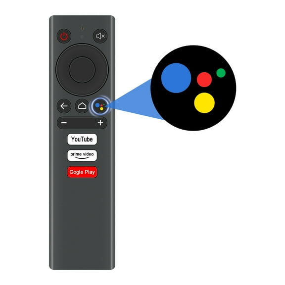 Allimity Voice Replaced Remote Control Compatible with Mecool TV Box M8S Pro+ Plus KM1, KM2, KM3, KM6, KM7, KM2 Plus, KM9 PRO