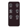 thumbnail image 1 of Allimity WF36BCFW Replaced Remote Control Compatible with Greystone RV Electric Fireplace Heater F2655T WF36BCFW 324-000081 324-000146, 1 of 5