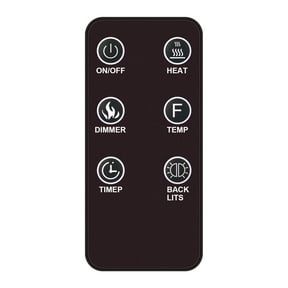 Allimity WF36BCFW Replaced Remote Control Compatible with Greystone RV Electric Fireplace Heater F2655T WF36BCFW 324-000081 324-000146