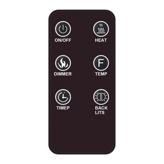 Allimity WF36BCFW Replaced Remote Control Compatible with Greystone RV Electric Fireplace Heater F2655T WF36BCFW 324-000081 324-000146