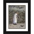 thumbnail image 1 of Allingham, Helen 14x18 Black Ornate Wood Framed with Double Matting Museum Art Print Titled - The Young Gardener, 1 of 4