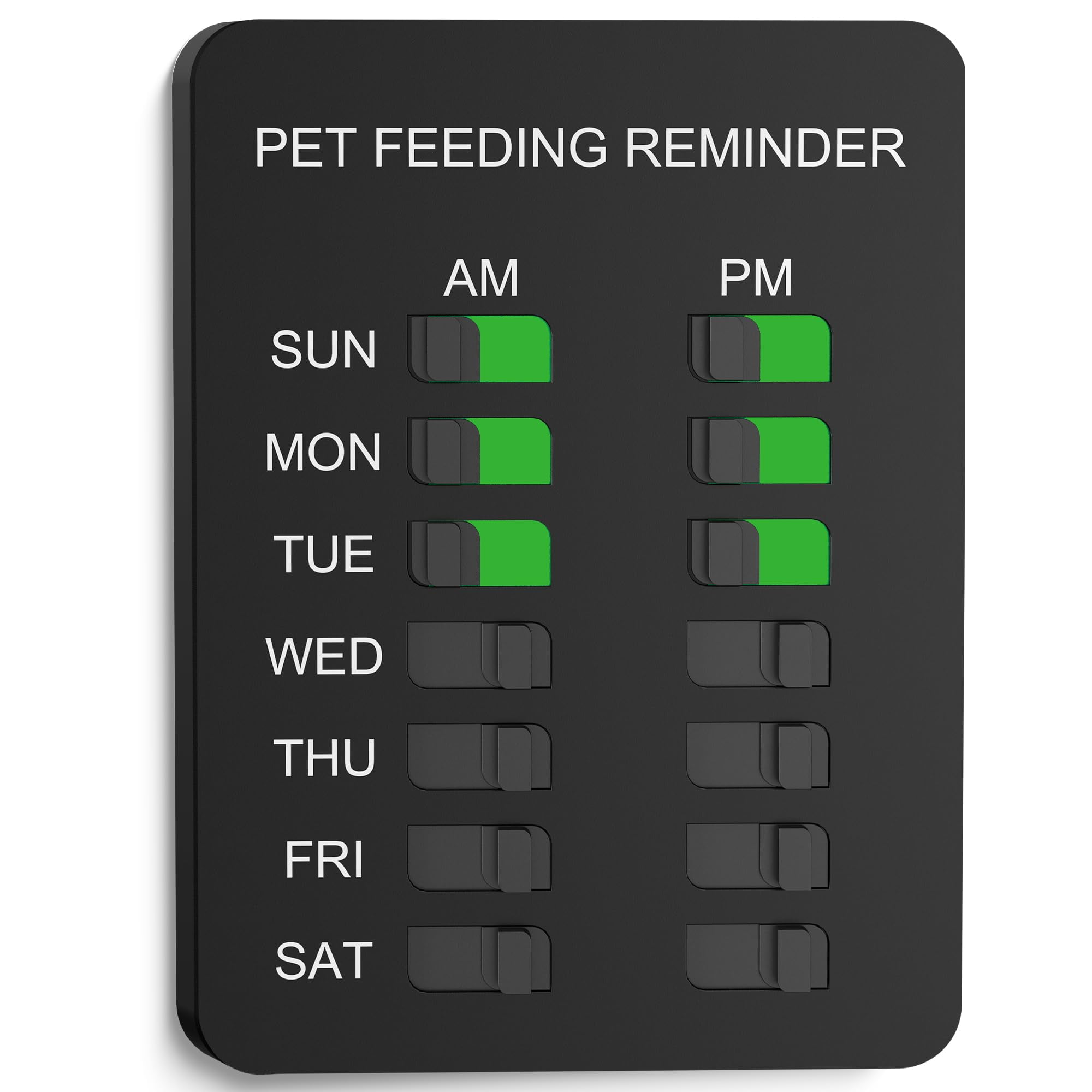 Allinko Dog Feeding MMF7 Reminder with Sticker, Dog Daily AM
