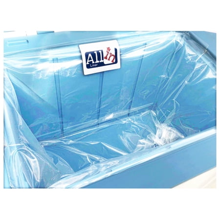 Allinliner Cooler Liner Variety Pack, 3 Pack (Bucket + 60–95 Qt + 100–150 Qt), Disposable Plastic Liners, BPA-Free