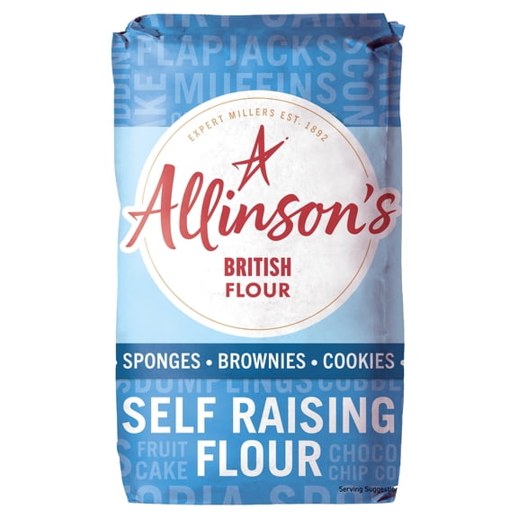 Allinson's Self Raising White Baking Flour 1Kg, Imported from Britain
