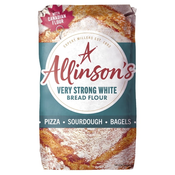 Allinson's Very Strong White Bread Flour 1Kg, Imported from Britain