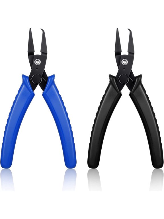 Split Ring Pliers Jewelry Making Tools Jump Ring Opening Pliers for Key Chain Tweezers Opener Tools for Jewelry Beading Repair Making Supplies