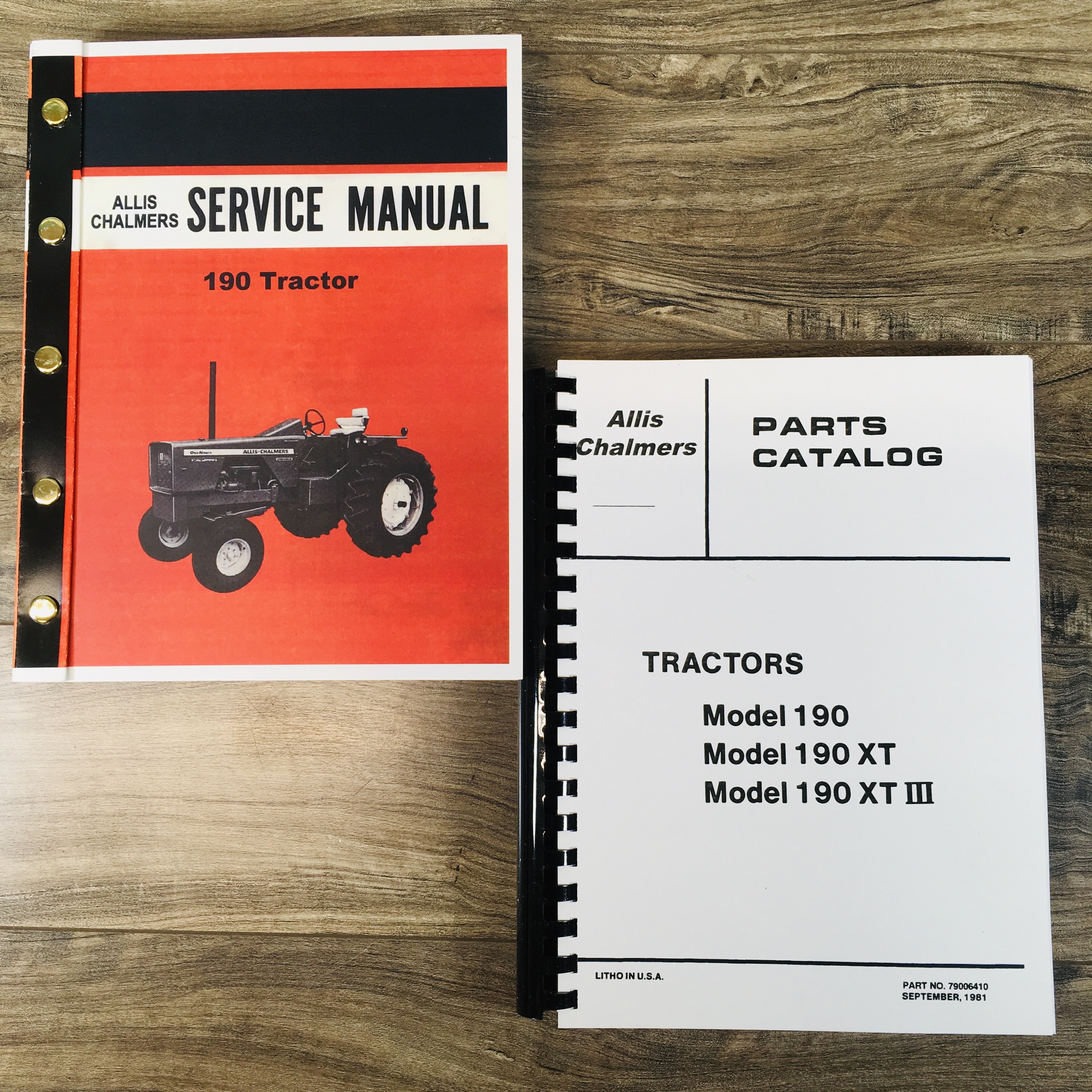 Allis Chalmers 190 190xt Tractor Service Manual Repair Shop Technical