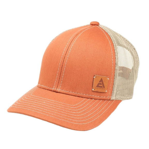 Allis Chalmers Logo Burnt Orange Mesh Back Hat NALOM