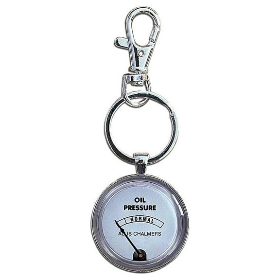 Allis Chalmers Oil Pressure Gauge Keychain Fits Allis Chalmers Tractor