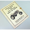thumbnail image 1 of Allis Chalmers Wc Tractor Operating Maintence Parts Owners Operators Manual, 1 of 7