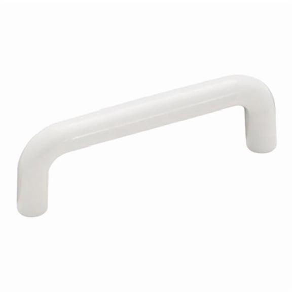 Allison Door Pull - White - 3 in. - Durable Plastic - Easy Installation