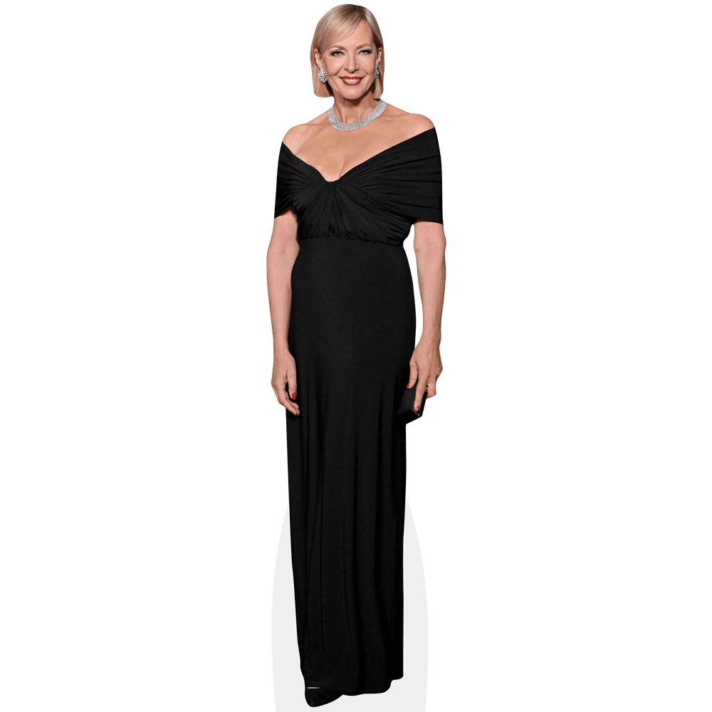 allison janney black dress (Black Dress) Lifesize Cardboard Cutout Standee Elvyna The lace corset long Size:Regular 0 (XS)