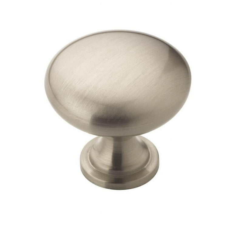 Allison Value 1-1/4 in (32 mm) Diameter Satin Nickel Cabinet Knob Allison Value 1-1/4 in (32 mm) Diameter Satin Nickel Cabinet Knob