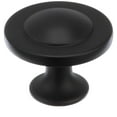 thumbnail image 1 of Allison Value 1-1/4 in (32 mm) Flat Black Cabinet Knob - 10 Pack, 1 of 2