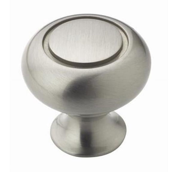 Allison Value Hardware Round Knob - Satin Nickel