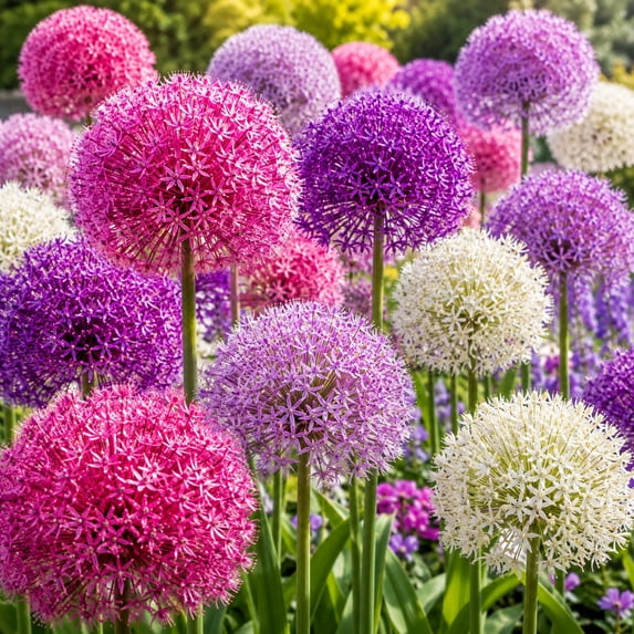 Allium Bulbs - Ideal for Beds Borders, Plant Pots & Planters, Low Maintenance