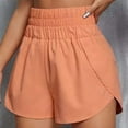 thumbnail image 1 of Alllist Short Women's Shorts Mid Orange Solid Pull On Womens Capris, 1 of 8