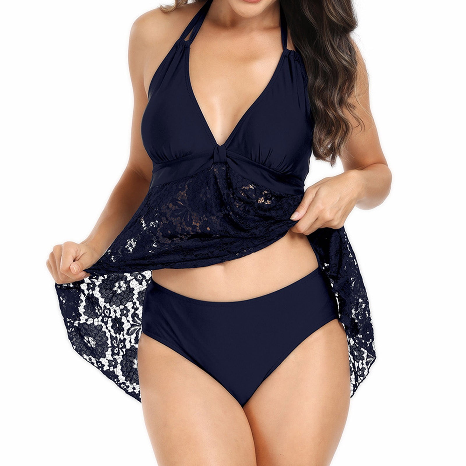 Alllist Womens Tops Summer Red Sexy Lace Solid High Cut Back-Smoothing Swim Dress Women's Blouse - Walmart.com Alllist Womens Tops Summer Red Sexy Lace Solid High Cut Back-Smoothing Swim Dress Women's Blouse - Walmart.com