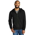 thumbnail image 1 of Allmade Unisex Organic French Terry Full-Zip Hoodie AL4002 - 3XL Deep Black, 1 of 3